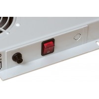Panel wentylacyjny dachowy PWD-2W z termostatem - czarny